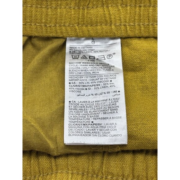 Old Navy Womens High-Rise Linen Blend Shorts L - Picture 4 of 7